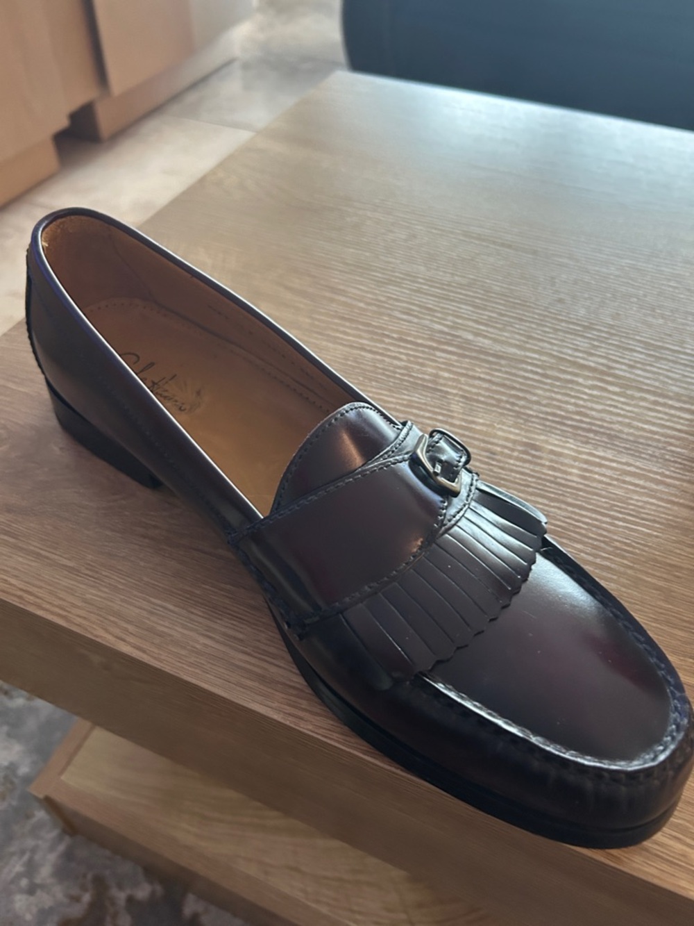 Cole Haan Men's Kiltie Tassel Loafer in Dark Brown